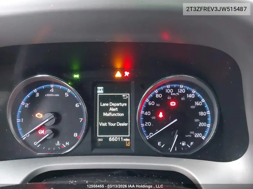 2018 TOYOTA RAV 4 VIN 2T3ZFREV3JW515487 — фото 7