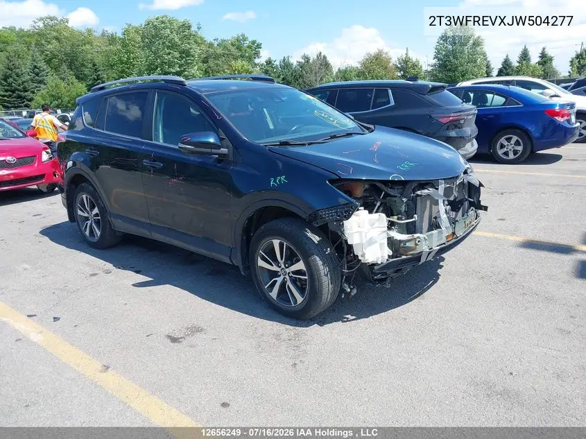 TOYOTA RAV 4 2018, VIN 2T3WFREVXJW504277