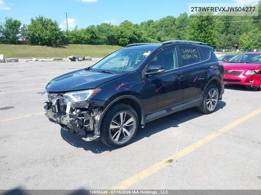 2018 TOYOTA RAV 4 VIN 2T3WFREVXJW504277 — фото 2