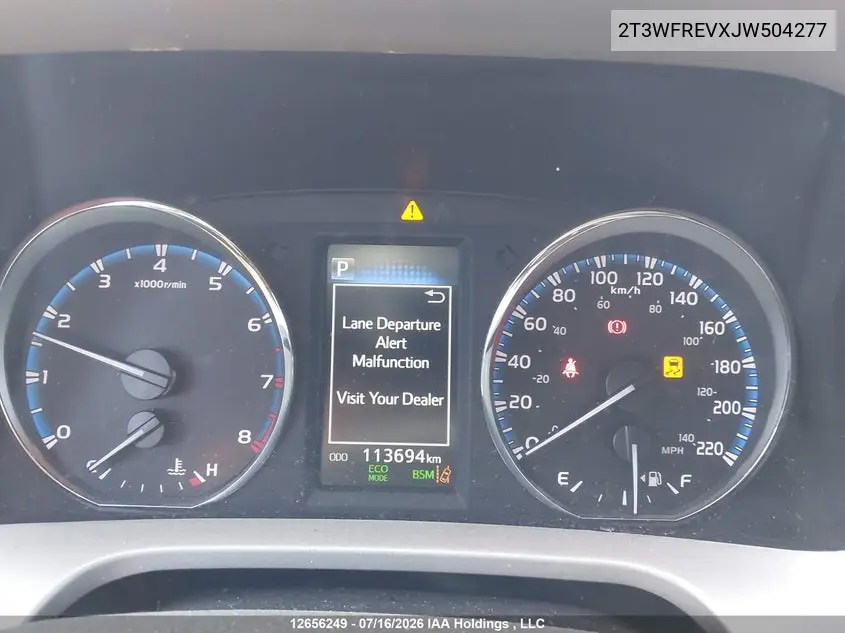 2018 TOYOTA RAV 4 VIN 2T3WFREVXJW504277 — фото 7