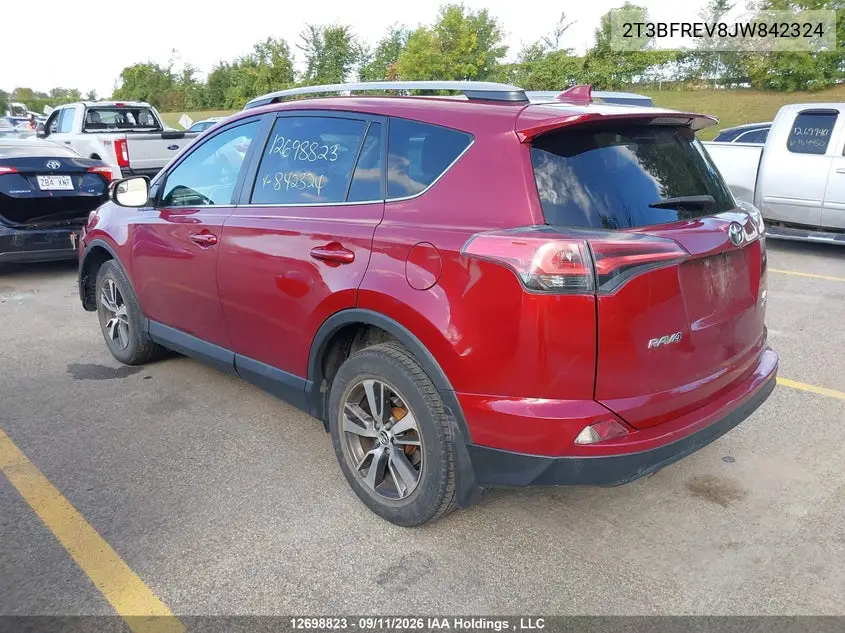 2018 TOYOTA RAV 4 VIN 2T3BFREV8JW842324 — фото 3