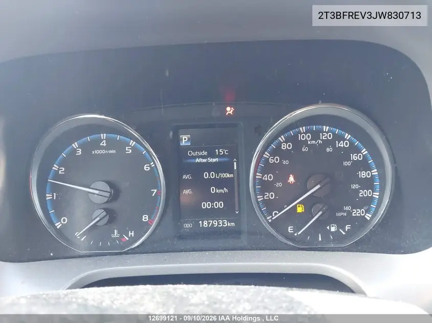 2018 TOYOTA RAV 4 VIN 2T3BFREV3JW830713 — фото 7