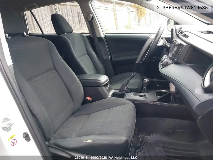 2018 TOYOTA RAV 4 VIN 2T3BFREV9JW819635 — фото 5