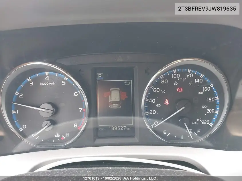 2018 TOYOTA RAV 4 VIN 2T3BFREV9JW819635 — фото 7