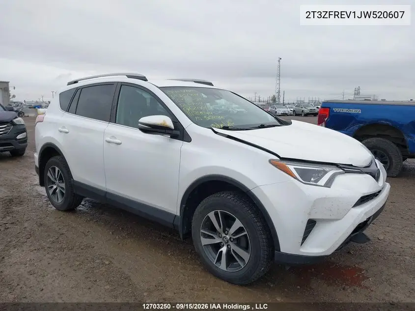 TOYOTA RAV 4 2018, VIN 2T3ZFREV1JW520607