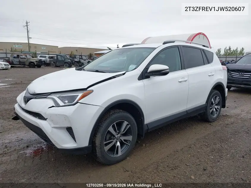 2018 TOYOTA RAV 4 VIN 2T3ZFREV1JW520607 — фото 2