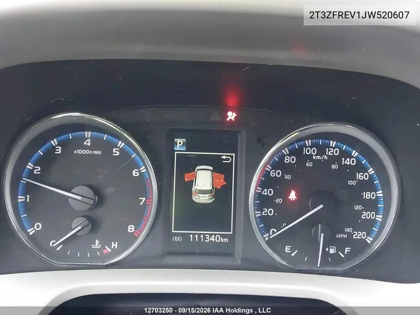 2018 TOYOTA RAV 4 VIN 2T3ZFREV1JW520607 — фото 7