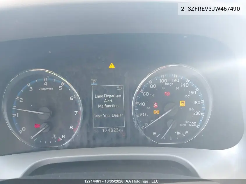 2018 TOYOTA RAV 4 VIN 2T3ZFREV3JW467490 — фото 7