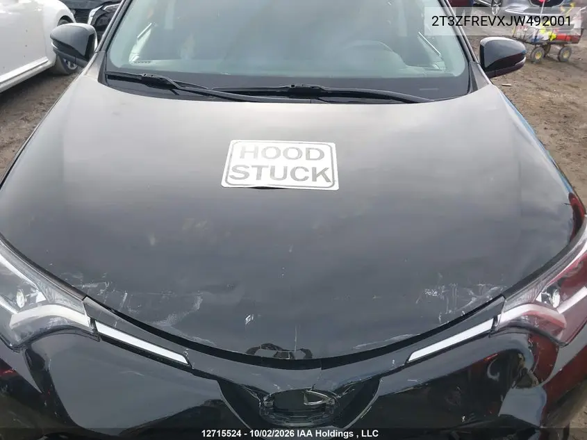 2018 TOYOTA RAV 4 VIN 2T3ZFREVXJW492001 — фото 10