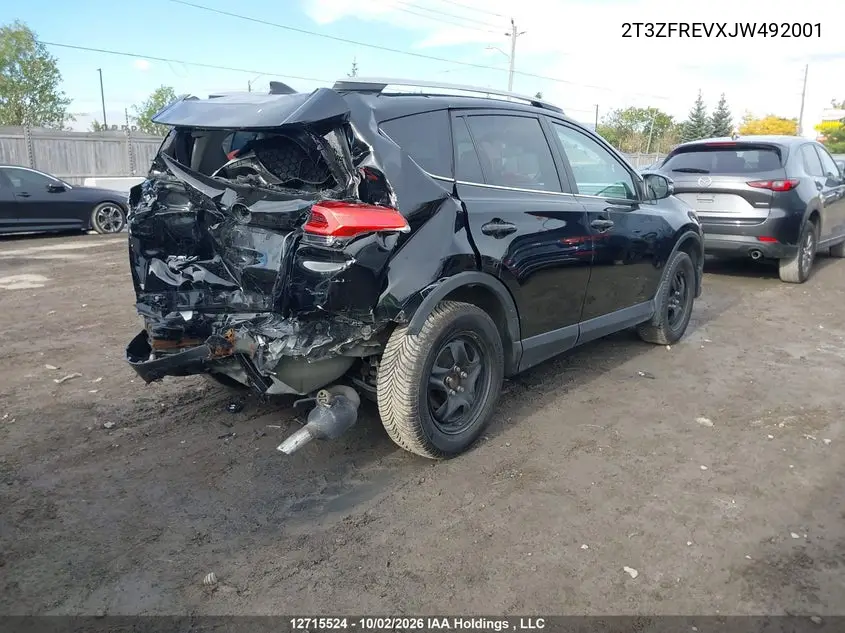 2018 TOYOTA RAV 4 VIN 2T3ZFREVXJW492001 — фото 4