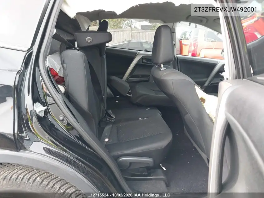 2018 TOYOTA RAV 4 VIN 2T3ZFREVXJW492001 — фото 8