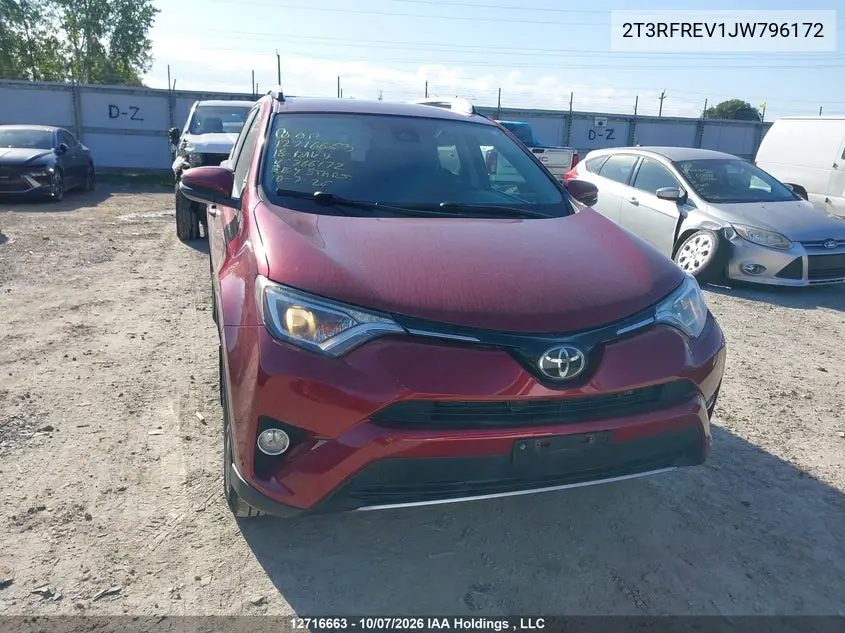 2018 TOYOTA RAV 4 VIN 2T3RFREV1JW796172 — фото 12