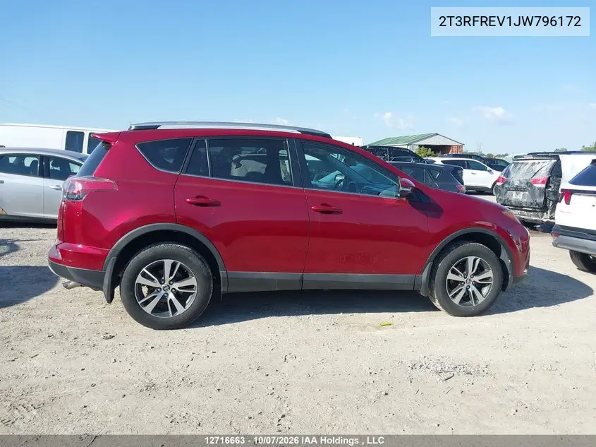 2018 TOYOTA RAV 4 VIN 2T3RFREV1JW796172 — фото 13