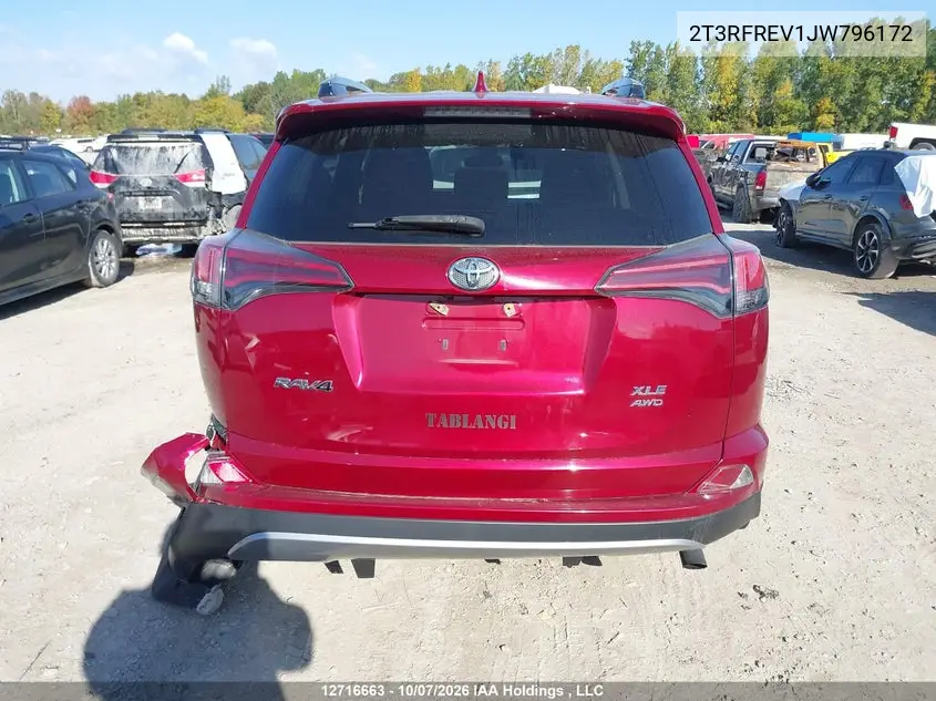 2018 TOYOTA RAV 4 VIN 2T3RFREV1JW796172 — фото 16