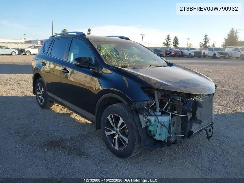 TOYOTA RAV 4 2018, VIN 2T3BFREV0JW790932