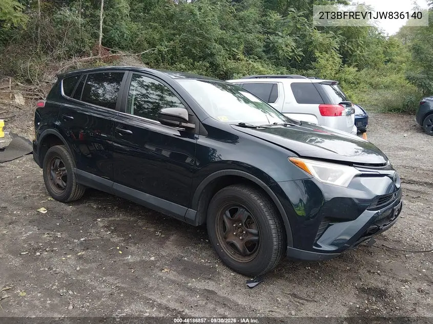 TOYOTA RAV 4 2018, VIN 2T3BFREV1JW836140