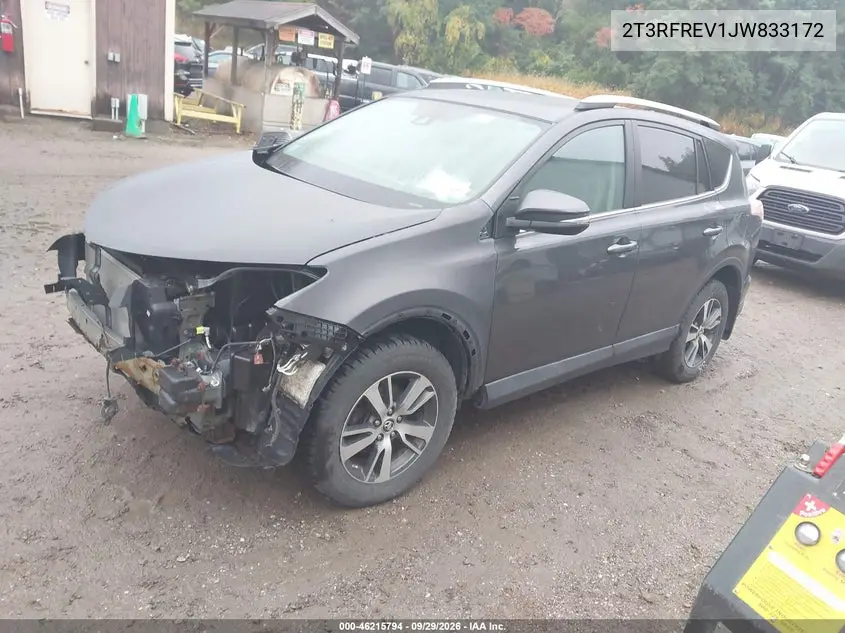 2018 TOYOTA RAV 4 VIN 2T3RFREV1JW833172 — фото 2