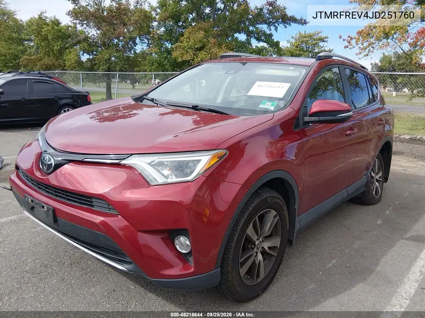 2018 TOYOTA RAV 4 VIN JTMRFREV4JD251760 — фото 2