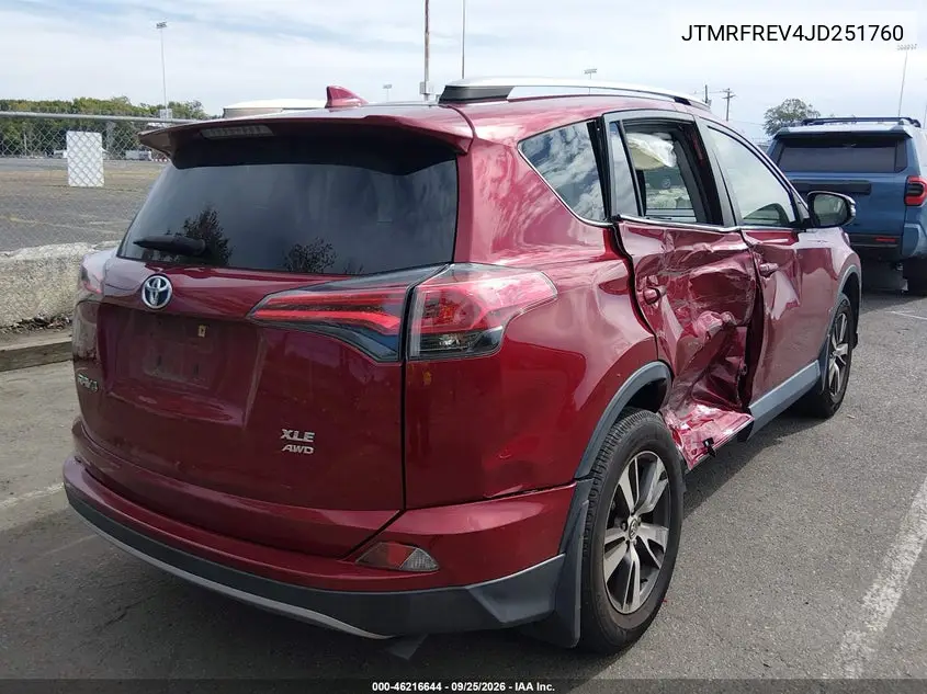 2018 TOYOTA RAV 4 VIN JTMRFREV4JD251760 — фото 4