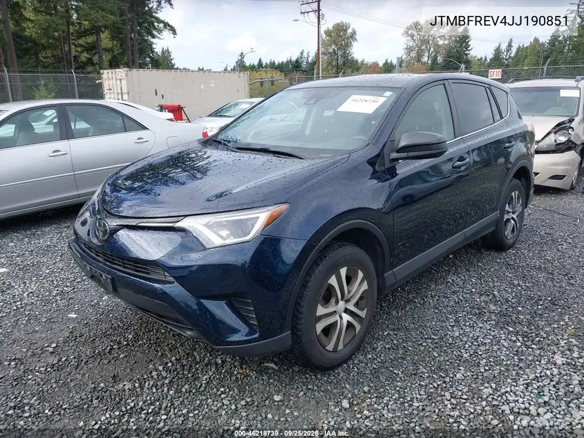 2018 TOYOTA RAV 4 VIN JTMBFREV4JJ190851 — фото 2