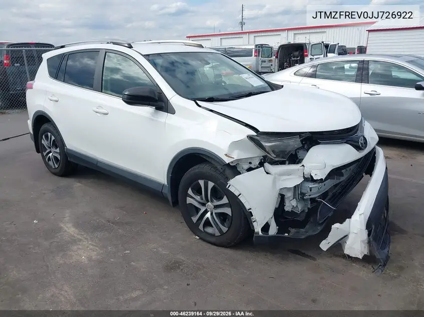 TOYOTA RAV 4 2018, VIN JTMZFREV0JJ726922