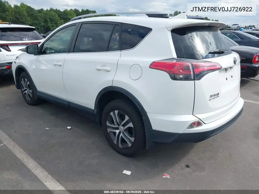 2018 TOYOTA RAV 4 VIN JTMZFREV0JJ726922 — фото 3