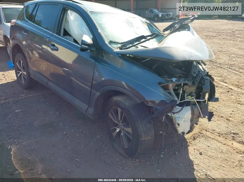 TOYOTA RAV 4 2018, VIN 2T3WFREV0JW482127