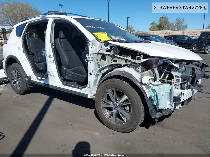TOYOTA RAV 4 2018, VIN 2T3WFREV3JW427283