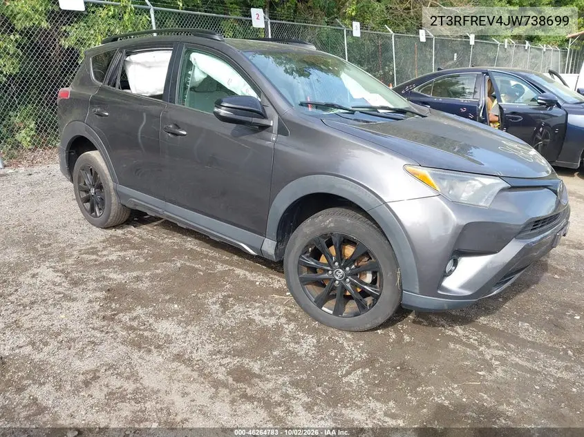 TOYOTA RAV 4 2018, VIN 2T3RFREV4JW738699
