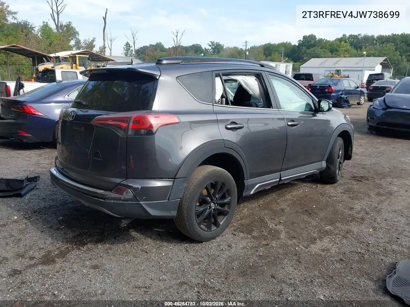 2018 TOYOTA RAV 4 VIN 2T3RFREV4JW738699 — фото 4