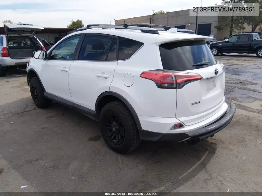 2018 TOYOTA RAV 4 VIN 2T3RFREVXJW789351 — фото 3