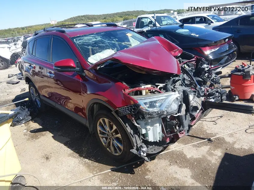 TOYOTA RAV 4 2018, VIN JTMYFREVXJD127200