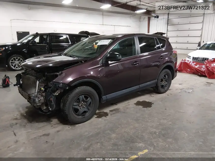 2018 TOYOTA RAV 4 VIN 2T3BFREV2JW721322 — фото 2