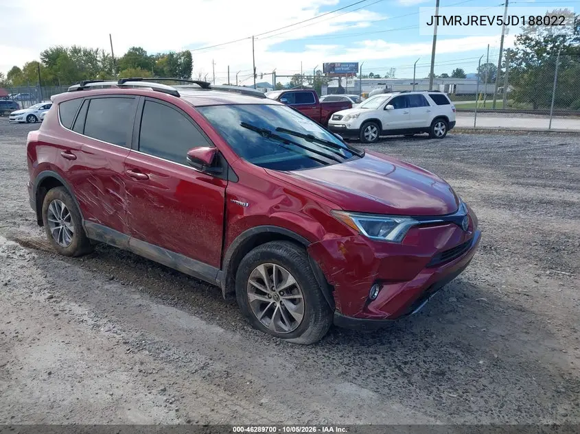 TOYOTA RAV 4 2018, VIN JTMRJREV5JD188022