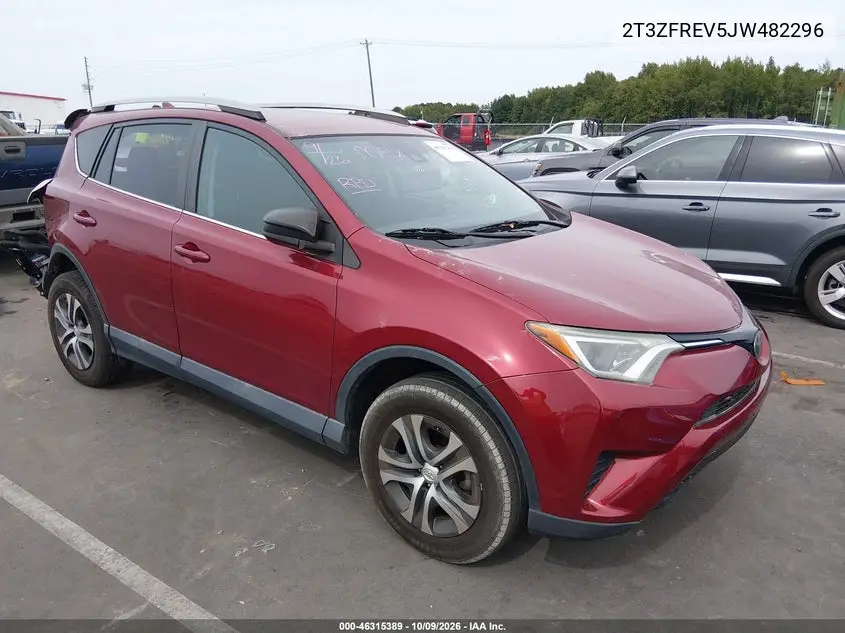 TOYOTA RAV 4 2018, VIN 2T3ZFREV5JW482296