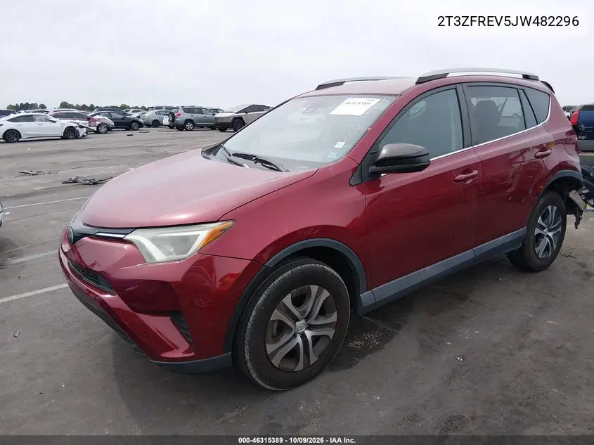 2018 TOYOTA RAV 4 VIN 2T3ZFREV5JW482296 — фото 2