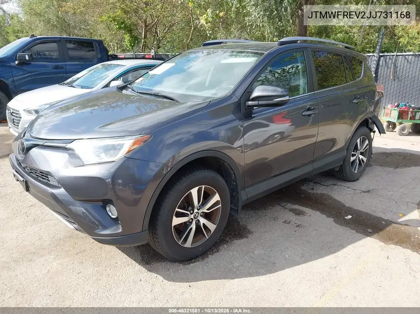 2018 TOYOTA RAV 4 VIN JTMWFREV2JJ731168 — фото 2