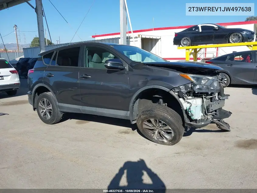 TOYOTA RAV 4 2018, VIN 2T3WFREV1JW497638