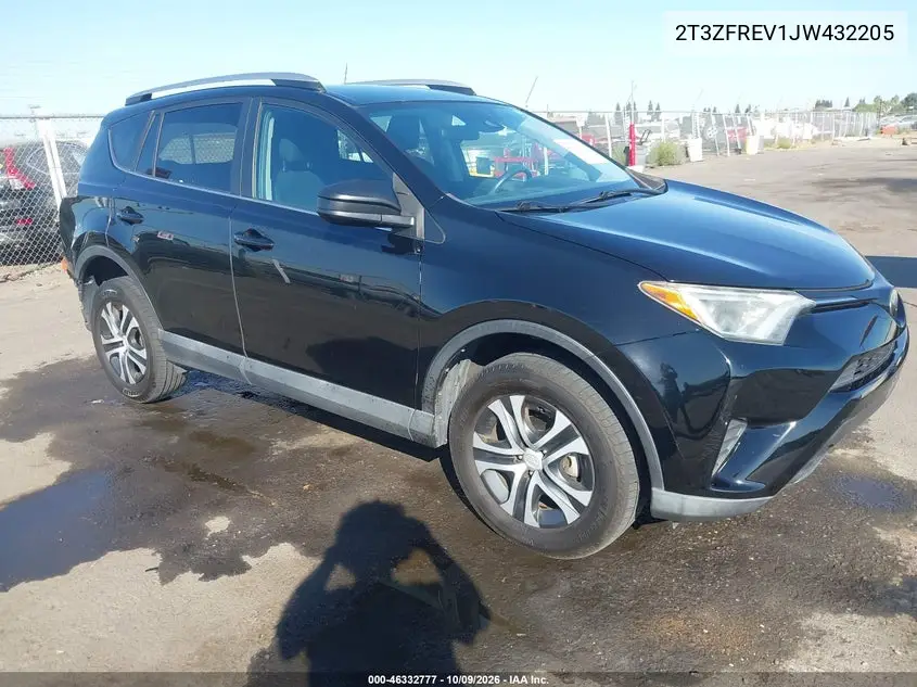 TOYOTA RAV 4 2018, VIN 2T3ZFREV1JW432205