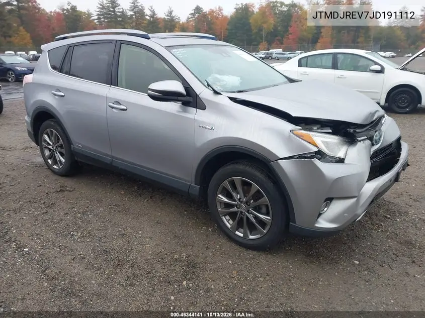 TOYOTA RAV 4 2018, VIN JTMDJREV7JD191112