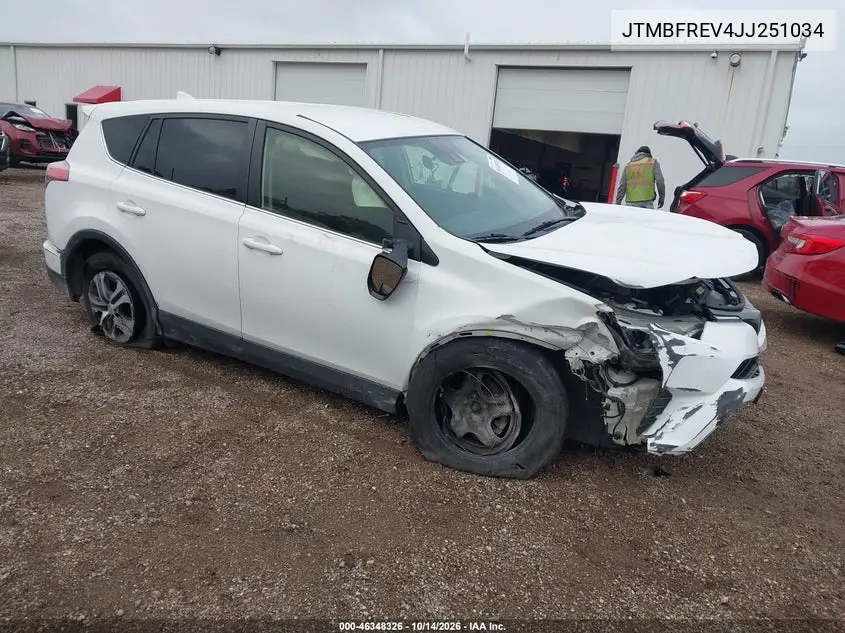 TOYOTA RAV 4 2018, VIN JTMBFREV4JJ251034