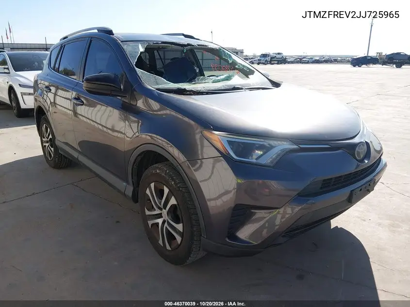TOYOTA RAV 4 2018, VIN JTMZFREV2JJ725965