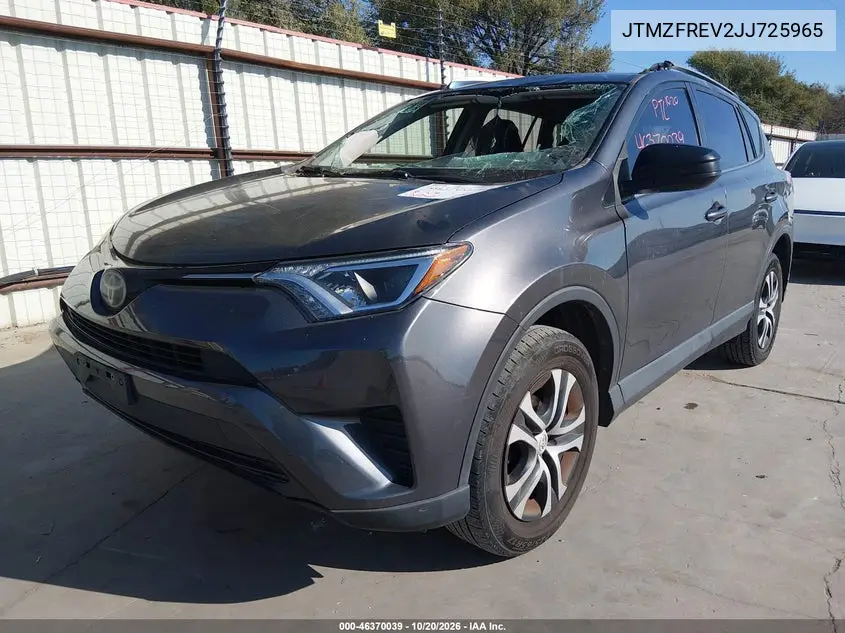 2018 TOYOTA RAV 4 VIN JTMZFREV2JJ725965 — фото 2