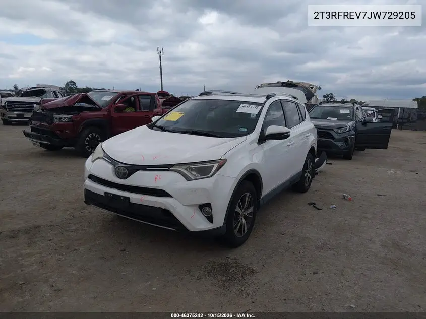 2018 TOYOTA RAV 4 VIN 2T3RFREV7JW729205 — фото 2