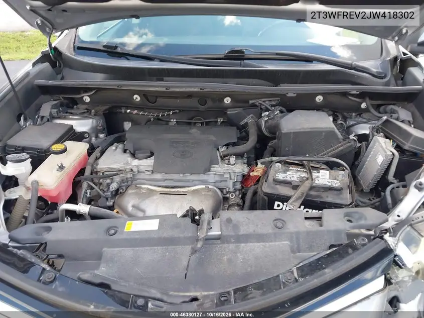 2018 TOYOTA RAV 4 VIN 2T3WFREV2JW418302 — фото 10