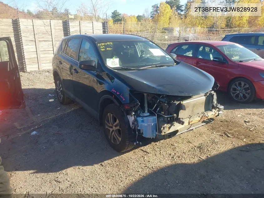 TOYOTA RAV 4 2018, VIN 2T3BFREV3JW828928