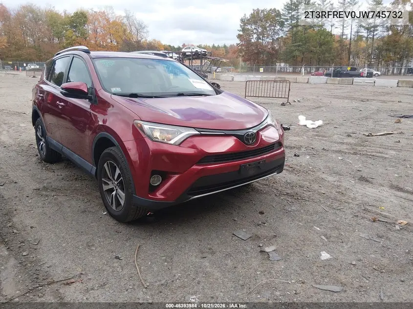 TOYOTA RAV 4 2018, VIN 2T3RFREV0JW745732
