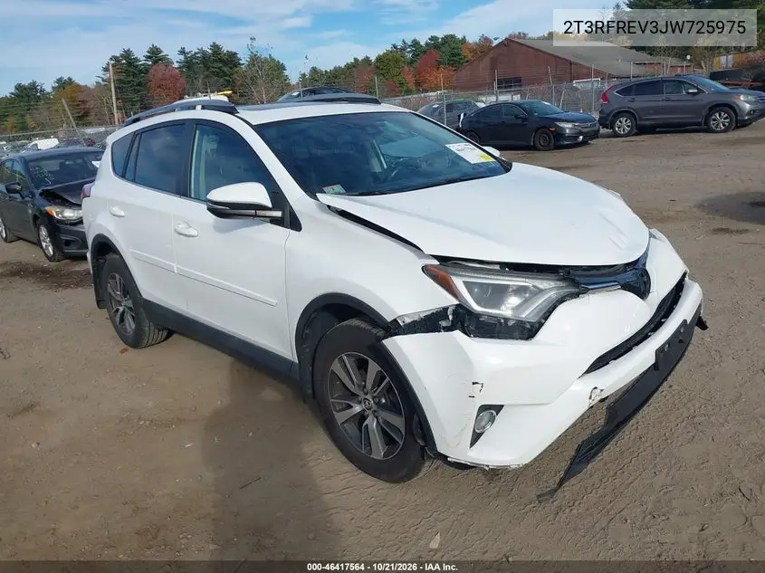 TOYOTA RAV 4 2018, VIN 2T3RFREV3JW725975