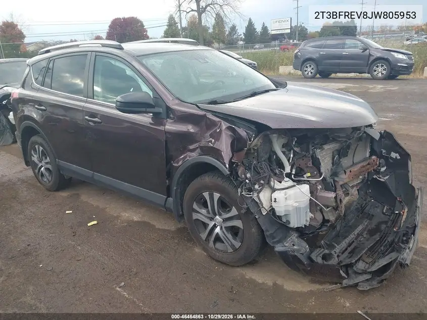 TOYOTA RAV 4 2018, VIN 2T3BFREV8JW805953