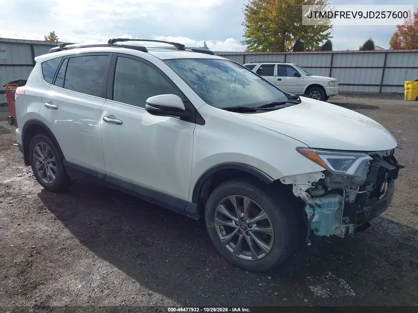 TOYOTA RAV 4 2018, VIN JTMDFREV9JD257600
